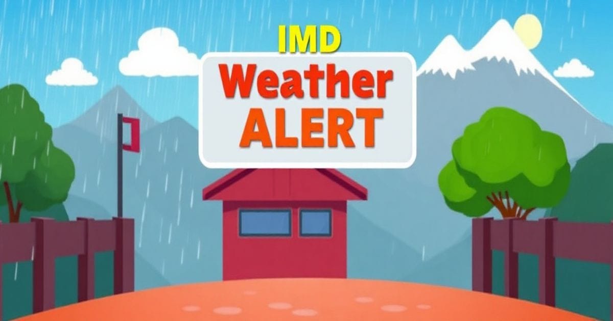 "IMD Weather Alert: Heavy rain in Tamil Nadu, snow in Himachal Pradesh, and fog forecast for northern India."