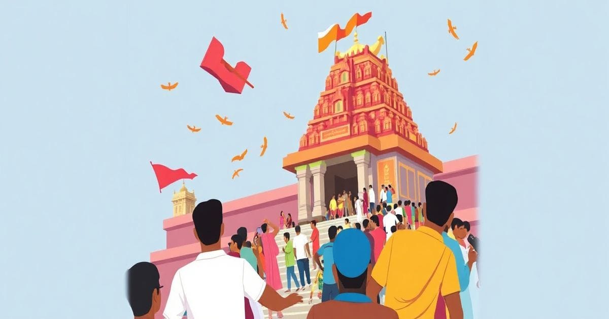 "Tirupati Temple Stampede: Devotees rush for Vaikunta Dwara Darshan tickets, resulting in 6 deaths and injuries."