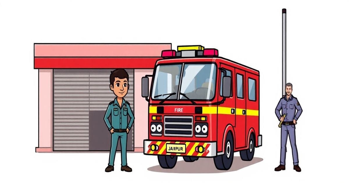 "Jaipur fire station employees arrested for setting factory fires to steal and sell diesel, exploiting emergency respons